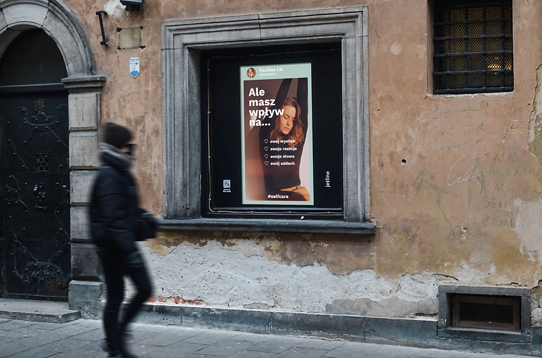 W Jet Line na ekranach: self-care, czyli zrób coś dla siebie.